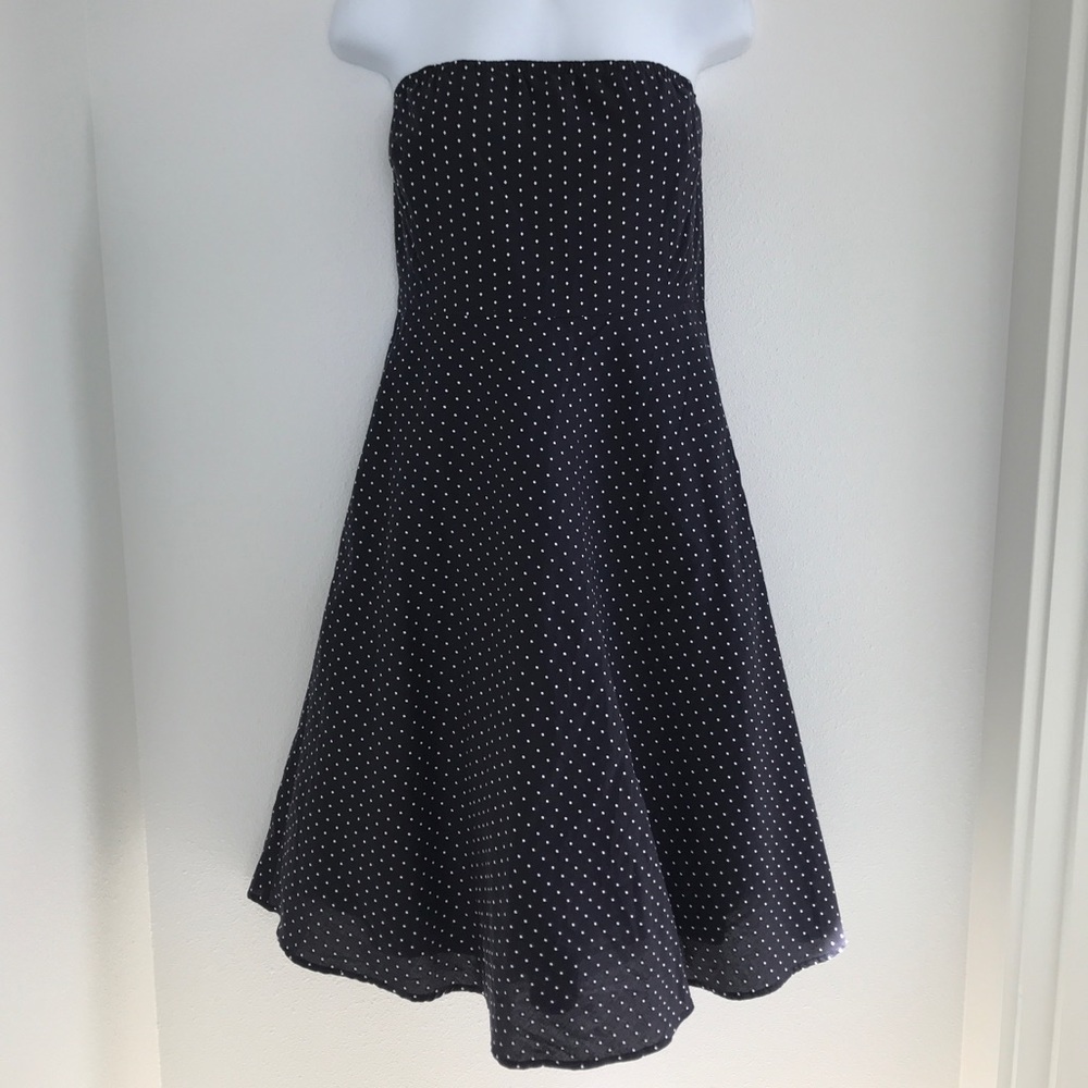 NWT J. Crew Cotton Seersucker Strapless Dress